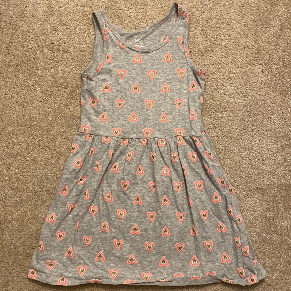 🌸3/$10🌸 Carter’s sparkly heart dress